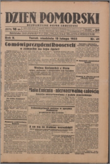 Dzień Pomorski 1933.02.19, R. 5 nr 41