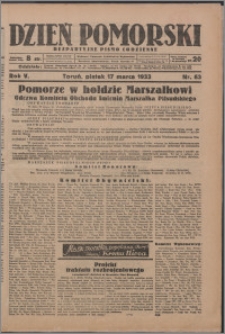 Dzień Pomorski 1933.03.17, R. 5 nr 63