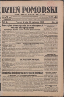 Dzień Pomorski 1933.04.26, R. 5 nr 96