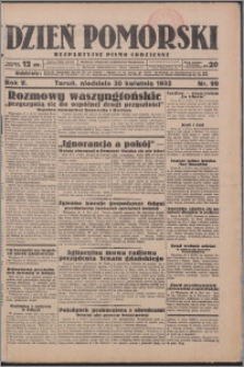 Dzień Pomorski 1933.04.30, R. 5 nr 99