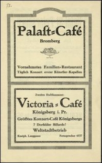 [Katalog] : Palast Café : Concert-Programm. Speisen - und Getränke - Tarif