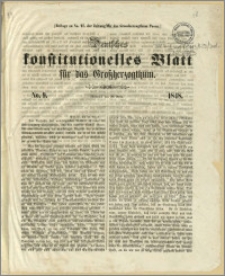 Deutsches konstitutionelles Blatt für das Grossherzogthum, 1848.04.26, nr 9