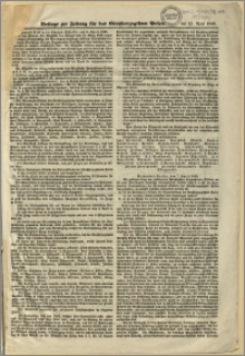 Beilage zur Zeitung der Grossherzogthums Posen, 1848.04.15