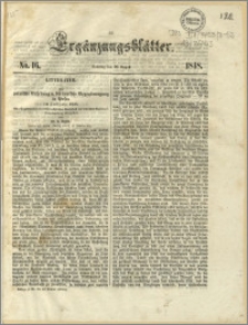 Ergänzungsblätter, 1848.08.20, nr 16