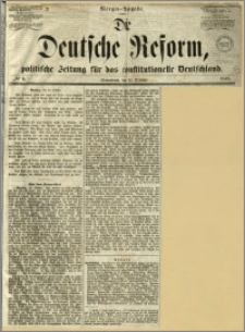 Die Deutsche Reform politische Zeitung für das constitutionelle Deutschland, 1848.10.21, nr 6