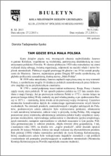 Biuletyn Koła Miłośników Dziejów Grudziądza 2013, Rok XI, nr 8(348): Tam gdzie była mała Polska