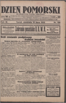 Dzień Pomorski 1932.07.10, R. 4 nr 156