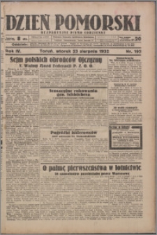 Dzień Pomorski 1932.08.23, R. 4 nr 192