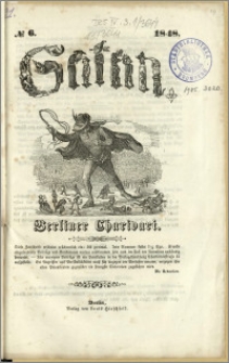 Satan. Berliner Charivari. No 6, 1848
