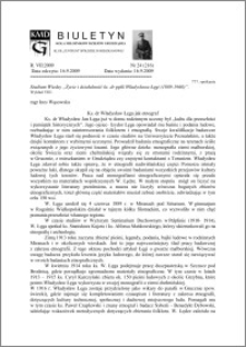 Biuletyn Koła Miłośników Dziejów Grudziądza 2009, Rok 7, nr 24(216) : Ks. dr Władysław Łęga jak etnograf