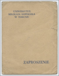 [Zaproszenie. Incipit] Zapraszam Ob. Domasłowskiego Wiesława na Naradę Pracowników Nauki i Pracy Społecznej ... 14.III.1953 r