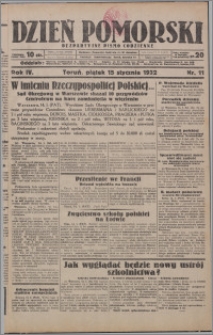 Dzień Pomorski 1932.01.15, R. 4 nr 11