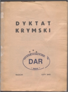 Dyktat krymski