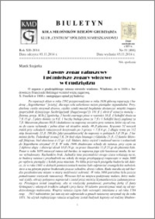 Biuletyn Koła Miłośników Dziejów Grudziądza 2014, Rok XII, nr 31(406): Dawny zegar ratuszowy i późniejsze zegary wieżowe w Grudziądzu