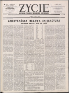 Życie : katolicki tygodnik religijno-kulturalny 1954, R. 8 nr 27 (367)