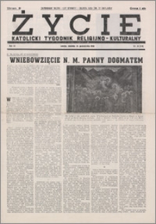 Życie : katolicki tygodnik religijno-kulturalny 1950, R. 4 nr 44 (175)