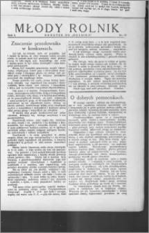 Młody Rolnik 1930, R. 1, nr 10