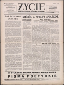 Życie : katolicki tygodnik religijno-kulturalny 1956, R. 10 nr 21 (465)