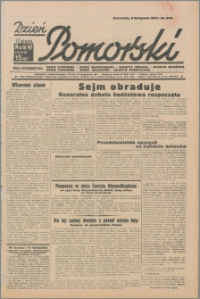 Dzień Pomorski 1934.11.08, R. 6 nr 254