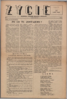 Życie : katolicki tygodnik religijno-społeczny 1947, R. 1 nr 18