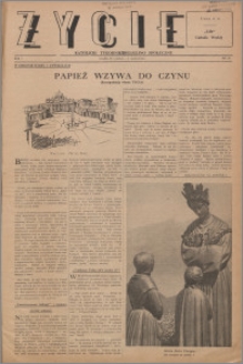 Życie : katolicki tygodnik religijno-społeczny 1947, R. 1 nr 20