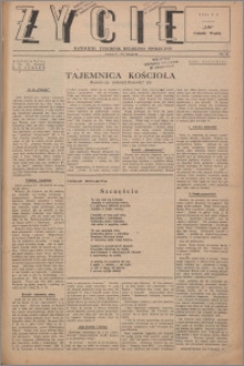 Życie : katolicki tygodnik religijno-społeczny 1947, R. 1 nr 26