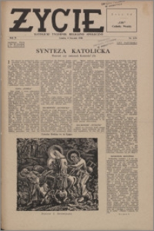 Życie : katolicki tygodnik religijno-społeczny 1948, R. 2 nr 1 (34)