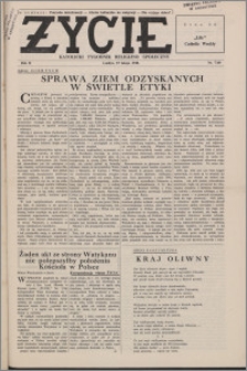 Życie : katolicki tygodnik religijno-społeczny 1948, R. 2 nr 7 (40)