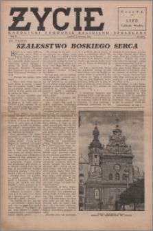 Życie : katolicki tygodnik religijno-społeczny 1948, R. 2 nr 30 (63)