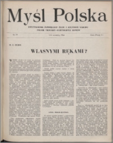 Myśl Polska : dwutygodnik poświęcony życiu i kulturze narodu 1944 nr 77