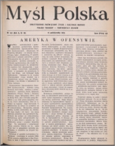 Myśl Polska : dwutygodnik poświęcony życiu i kulturze narodu 1950, R. 10 nr 19 (162)