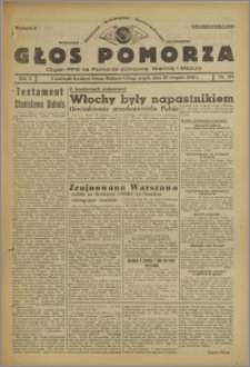 Głos Pomorza : organ PPS na Pomorze północne, Warmię i Mazury 1946.08.23, R. 2 nr 191