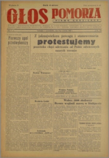 Głos Pomorza : pismo codzienne 1946.09.09, R. 2 nr 205