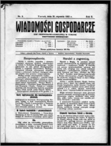 Wiadomości Gospodarcze Izby Przemysłowo-Handlowej w Toruniu 1923, R. 2, nr 2