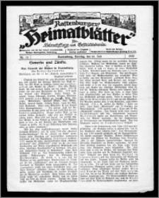 Rastenburger Heimatblätter für Heimatpflege und Geschichtskunde 1922, Nr. 12