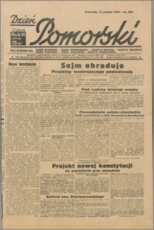 Dzień Pomorski 1934.12.13, R. 6 nr 283