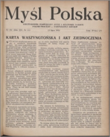 Myśl Polska : dwutygodnik poświęcony życiu i kulturze narodu 1954, R. 14 nr 14 (251)