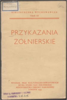 Przykazania żołnierskie