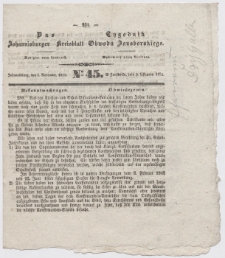 Johannisburger Kreisblatt = Tygodnik Obwodu Jansborskiego 1852 no. 45