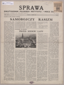Sprawa : dwutygodnik Polskiego Instytutu "Miecz Ducha" 1942, R. 1 nr 10