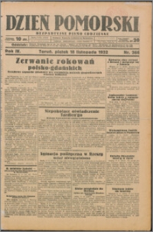 Dzień Pomorski 1932.11.18, R. 4 nr 266
