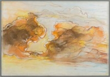 Z cyklu "Duże Kujawy" : Chmury III - wichura w sepiach