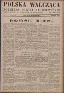 Polska Walcząca - Żołnierz Polski na Obczyźnie 1941.01.25, R. 3 nr 4