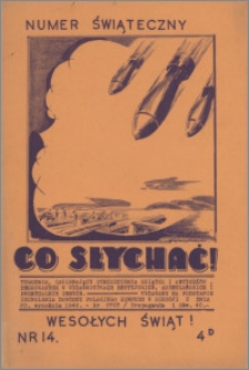 Co Słychać : tygodnik zawierający streszczenia książek i artykułów ... 1941, R. 2 nr 14