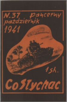 Co Słychać : tygodnik zawierający streszczenia książek i artykułów ... 1941, R. 2 nr 37