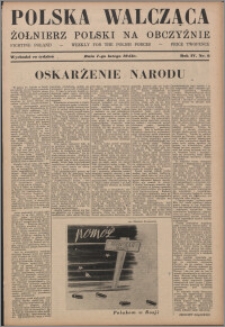 Polska Walcząca - Żołnierz Polski na Obczyźnie 1942.02.07, R. 4 nr 6