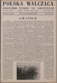 Polska Walcząca - Żołnierz Polski na Obczyźnie 1942.10.31, R. 4 nr 44