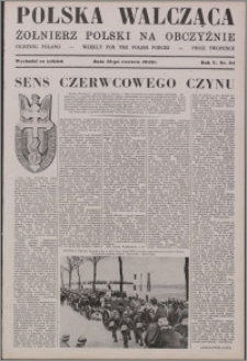 Polska Walcząca - Żołnierz Polski na Obczyźnie 1943.06.19, R. 5 nr 24