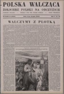 Polska Walcząca - Żołnierz Polski na Obczyźnie 1943.08.14, R. 5 nr 32