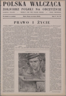 Polska Walcząca - Żołnierz Polski na Obczyźnie 1943.09.18, R. 5 nr 37